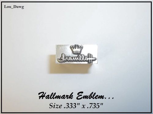 Kingsley / Howard Machine ( Hallmark Emblem ) Letterpress Block - Hot stamping