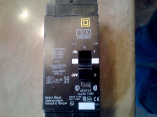 EDB24030 Square D 30A 480V Circuit Breaker *NEW*