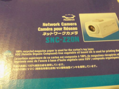 Sony wireless 18x zoom exwave day/night dss network/ip camera snc-z20n for sale
