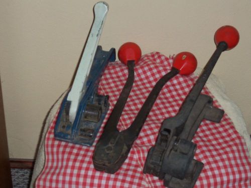 THREE  STRAPING TOOLS -TWO  YBICO- ONE NOT MARKED