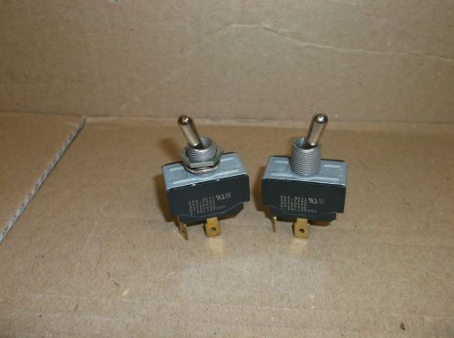 Quantity 2) E10T206AP Eaton Cutler Hammer 6A DPDT Toggle Switch