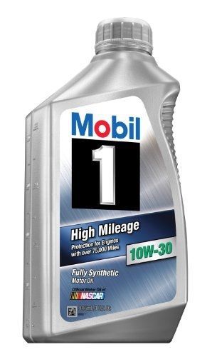 Mobil 1 98jd37 10w-30 high mileage synthetic motor oil - 1 quart for sale