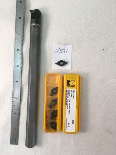 New 5/8&#034; carbide boring bar c10-sducr-3 w/ 10 kennametal 32.50.5lf inserts h331 for sale
