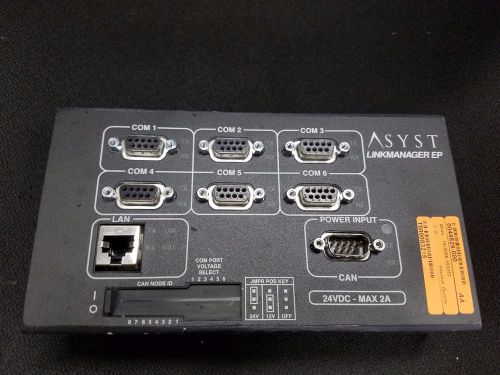 Asyst Link Manager EP 970-8533-01 Rev C