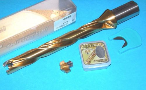 Ingersoll gold twist 25mm indexable 8xd drill w/ insert tip (td2500200b7r01) for sale