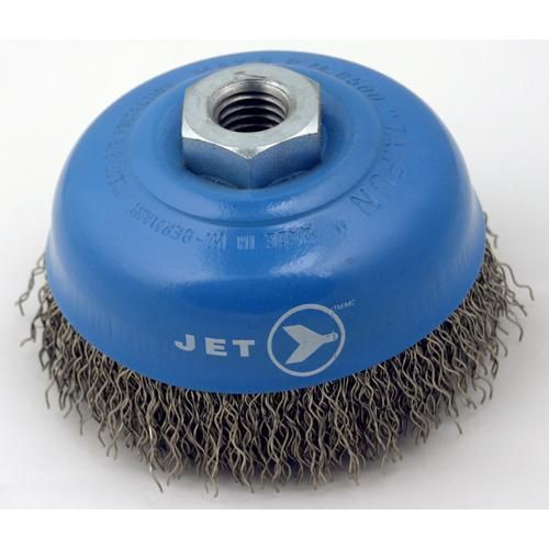 4&#034; 5/8-11 NC Crimped Wire Cup Brush
