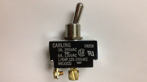 Carling SPST Switch 3A 250V or 6A 125V