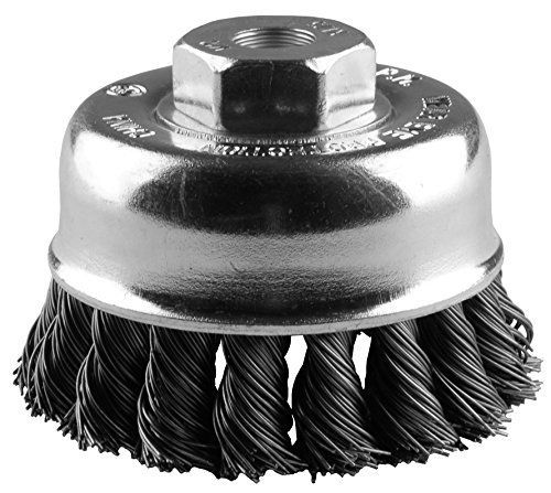 Hot max 26288 2-3/4-inch m10 x 1.25-inch knotted wire cup brush for sale