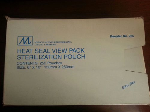 Medical Action Industries Self Seal Sterilization Pouch 225  -  250 Pouches