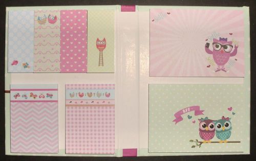 DoublePack Page Marker Sticky Notes Index Tabs Memos Pagemarkers Owl