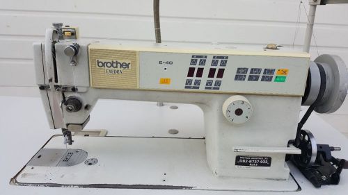 BROTHER EXEDRA-E-40 Electronic Lockstitch Reverse Industrial Sewing Machine USED