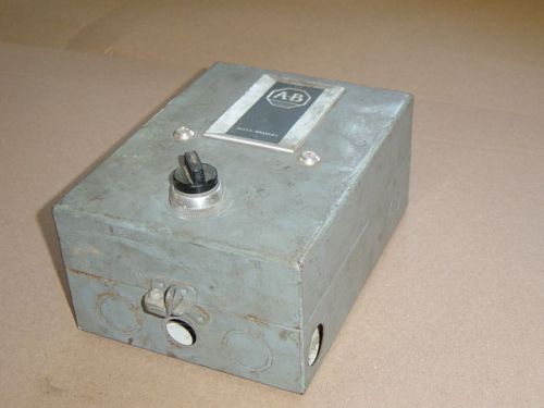 Allen bradley 709 bod bad ac starter electric size 1 type 1 untested with box for sale