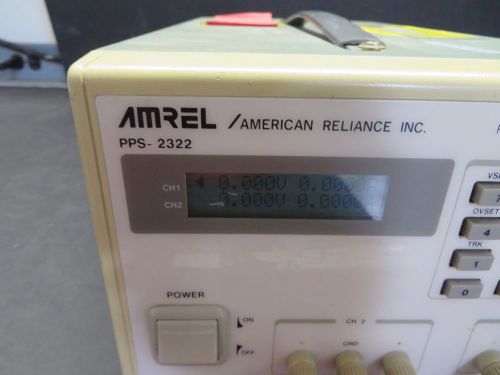 American Reliance Amrel PPS 2322 DC Programmable Power Supply ID# 26188KHDG
