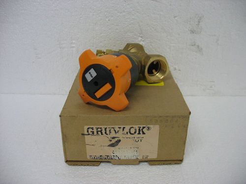 Gruvlok 571310-351 3/4&#034; sweat circuit balancing valve new for sale