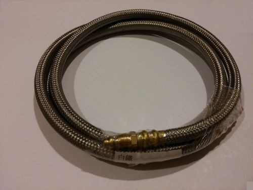 Ф6mm x 39.4&#034;l high pressure flexible rubber lubrication hose male x male assembl for sale