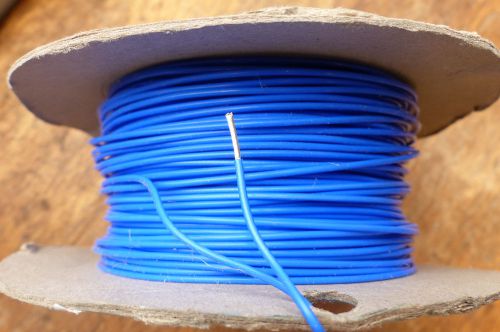 Silver Plated Copper PTFE Wire Cable 18AWG 1,2MM Blue HQ 5 meters