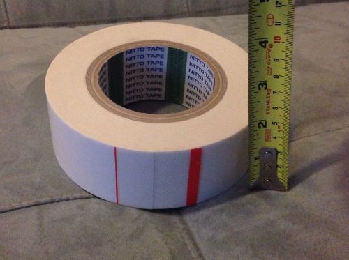 Nitto Permacel P-02 Double Coated Kraft Paper Tape: 2&#034; x 36 yds. White