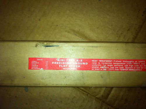 A2 tool steel  precision ground flat bar 2-1/2&#034; x 3/8&#034; x 8&#034;  -machine shop stock for sale
