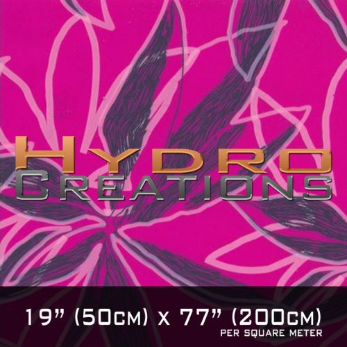 Hydrographic film for hydro dipping water transfer film pink floral pattern for sale