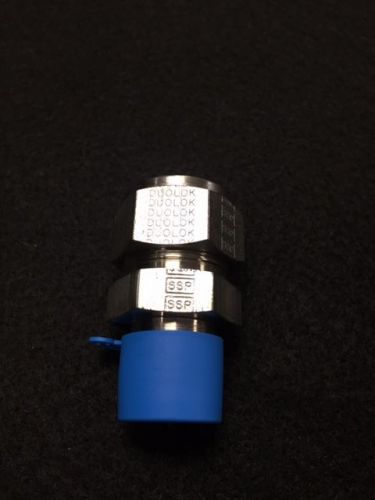 ISS D8MCRT12 Duolok BSPT Male Connector, 1/2 Tube Fitting x 3/4 Male BSPT