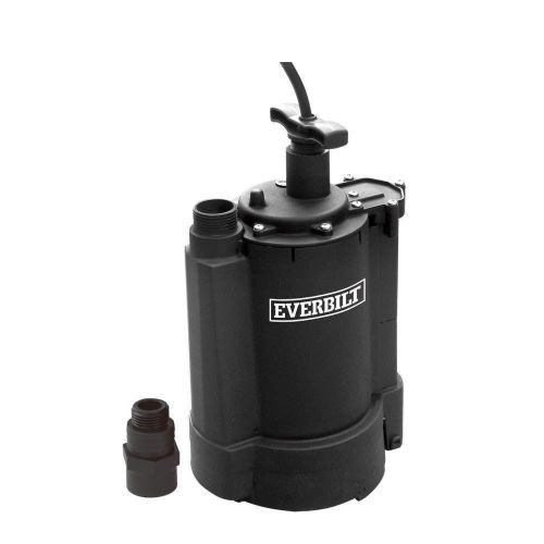 Everbilt ut03301 1/3 hp automatic submersible pump for sale
