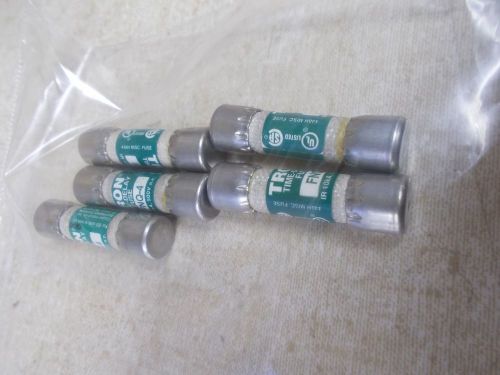 NEW Tron FNQ-4, Lot of 5 4-Amp Fuses *FREE SHIPPING*