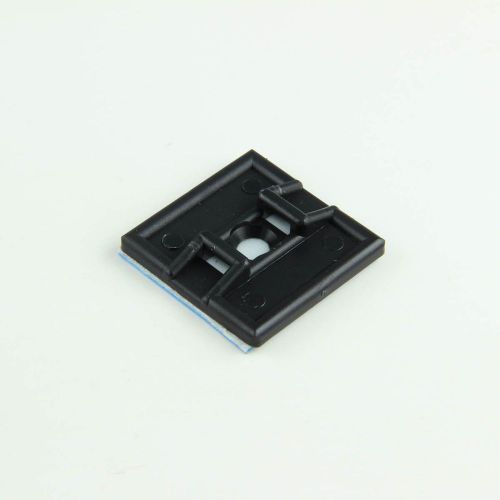 1&#034; uv black super-stick cable tie mounts - (pack of 25) for sale