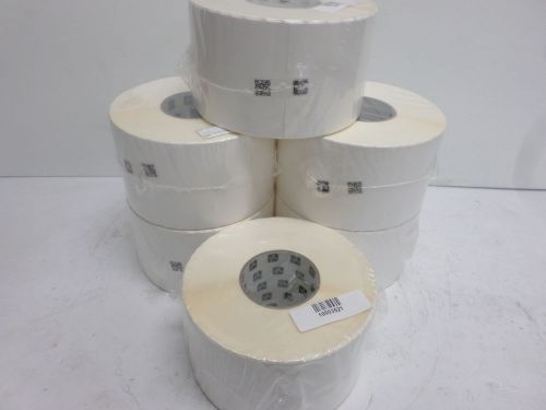 Lot of (6) Zebra 10003521 PolyO 4000T Thermal Label 4.25&#034; x Continuous - NEW