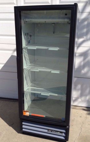 1 Glass Door Beverage Cooler Display True GDM-12 Commercial Drink Food