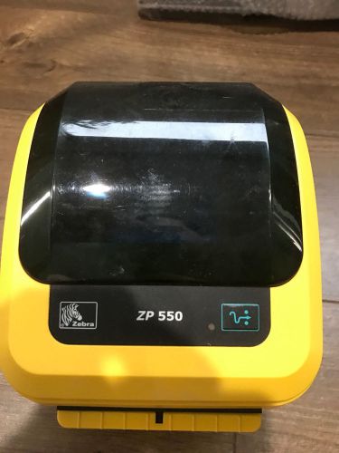Zebra zp550 thermal label printer for shipping 4x6&#034;, 3x1&#034; sizes etc. 5&#034;/second for sale