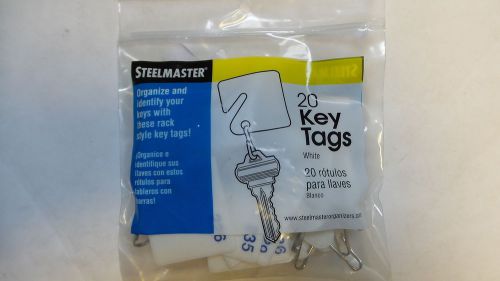 Mmf 5313231cb06 slotted rack - white key tags 221 - 240 - packed 20 per pack for sale