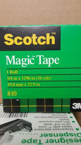 Scotch Tape 12 Rolls of 3/4 x 1296 inch (36 yards) long,810 07378-6