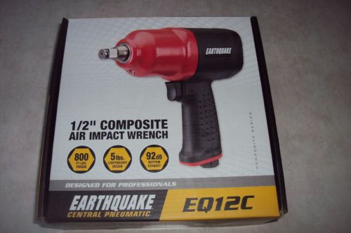 Earthquake central pneumatic  eq12c 1/2&#034; composite air impact wrench for sale