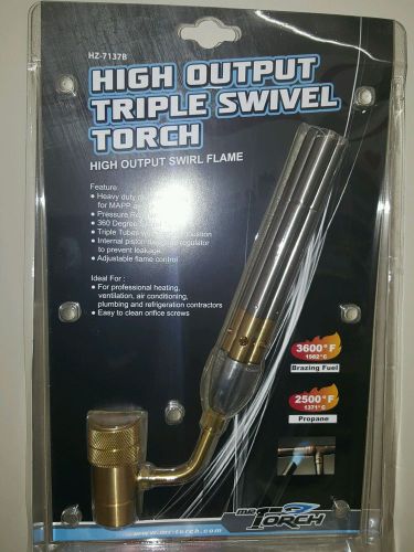 Mr Torch High Output Triple Swivel Torch NEW