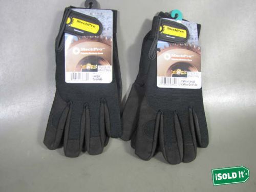 2 new pair mens mechpro mechanics work gloves by wells lamont # 7701l size large for sale