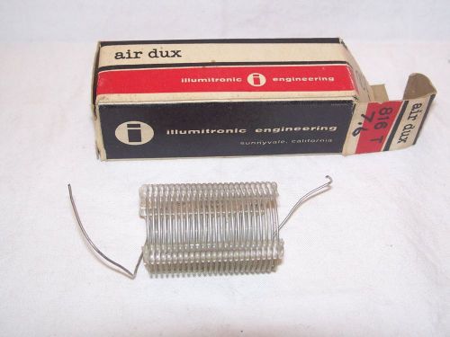 NOS NIB air dux air core wound inductor coil 816T,ham radio transmitter,1&#034; dia.