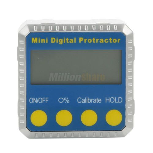 LVM-55 Mini Digital Magnetic Electronic Angle Protractor Cube Gauge Level Meter