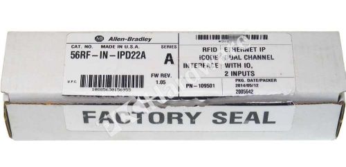 New Allen Bradley 56RF-IN-IPD22A /A 13.56MHz RFID EtherNet/IP Interface Block