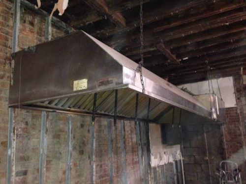 Stainless Steel Restaurant Fire Suppression and Vent Hood
