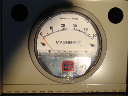 Dwyer, magnehelic differential pressure gage, with metal case for sale