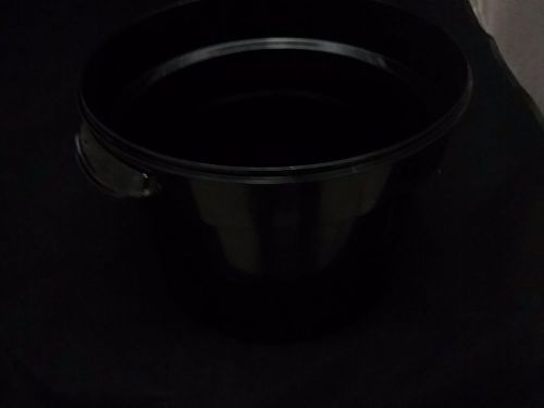 Rubbermaid Black Pan Round Steam Table, RB5766BLACK, Brand New!
