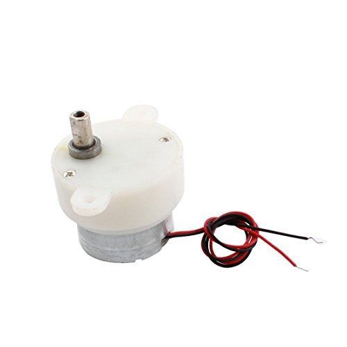 uxcell 3V 6RPM 2-Wire Connecting Cylinder Shape Reduction DC Gearbox Motor
