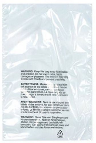 (9x12)(11x14)(12x18) suffocation warning poly bag, 1.5ml self-sealed 100ct, fba for sale