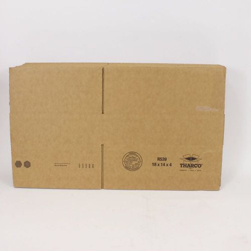 15 New Cardboard Boxes 18x14x4 Shipping Mailing Moving Box Tharco Single Wall