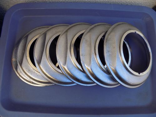 Beaver vending machine parts lot of 6 hopper rings rb-16 chrome bulk vending for sale