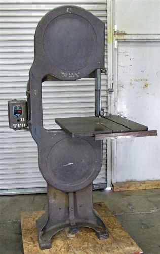 Davis &amp; wells 20&#034; woodworking bandsaw band saw usa made      d5938 for sale