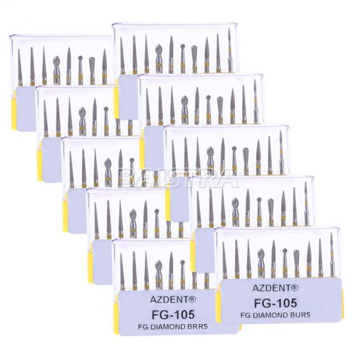 20 Kits Dental Handpiece Creamics/Composite Polishing (Diamond FG burs) 200pcs C
