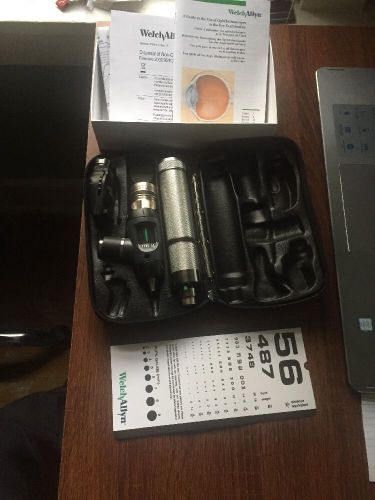 WELCH ALLYN DIAGNOSTIC SET 23810 MACROVIEW OTOSCOPE 11720 OPHTHALMOSCOPE