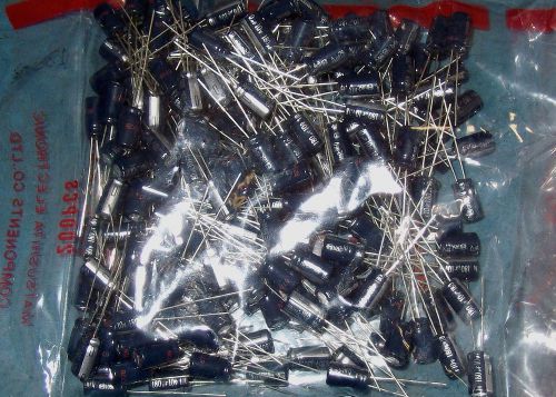 APPRX 100PC 180UF10V RADIAL ELECTROLYTIC CAPACITOR 105C LOT
