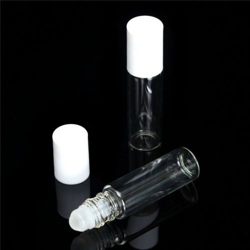 1pcs roller ball bottle glass 5ml speckle liquid essence cream perfume for sale
